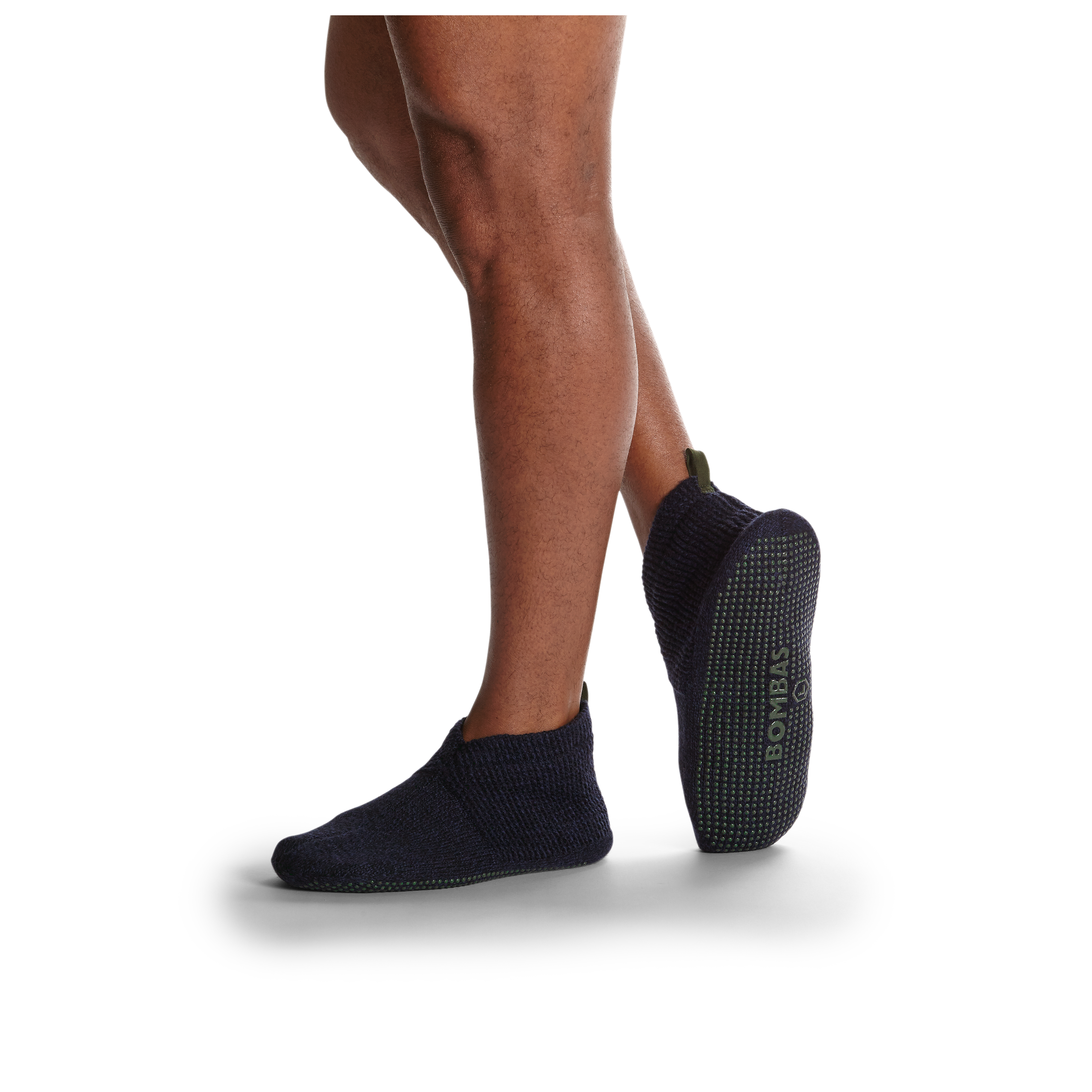 Men's Travel Compression Sock and Gripper Slipper 2-Pack (4)