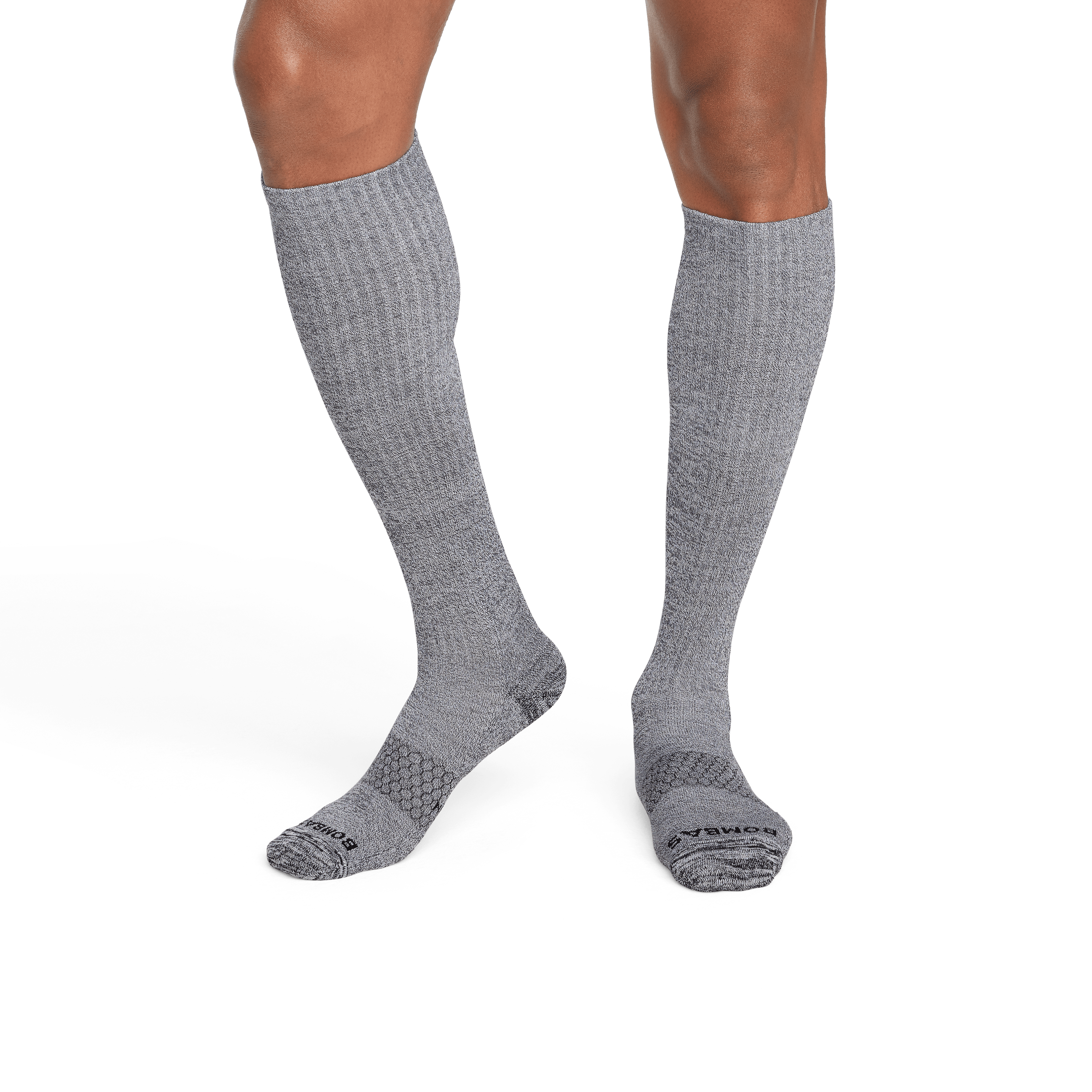 Men's Travel Compression Sock and Gripper Slipper 2-Pack (9)